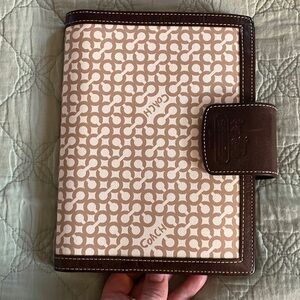 COACH Notefolio & Address Book / Day-runner Cover